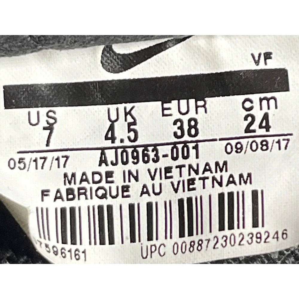 Nike SF Air Force 1 High Ruby Rose Black Boots AJ0963-001‎ Women Size 7